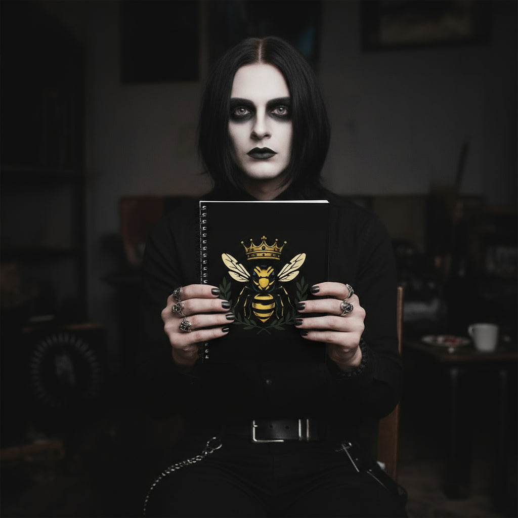 Yellowjackets Royal Bee Spiral Notebook - Lined Pages