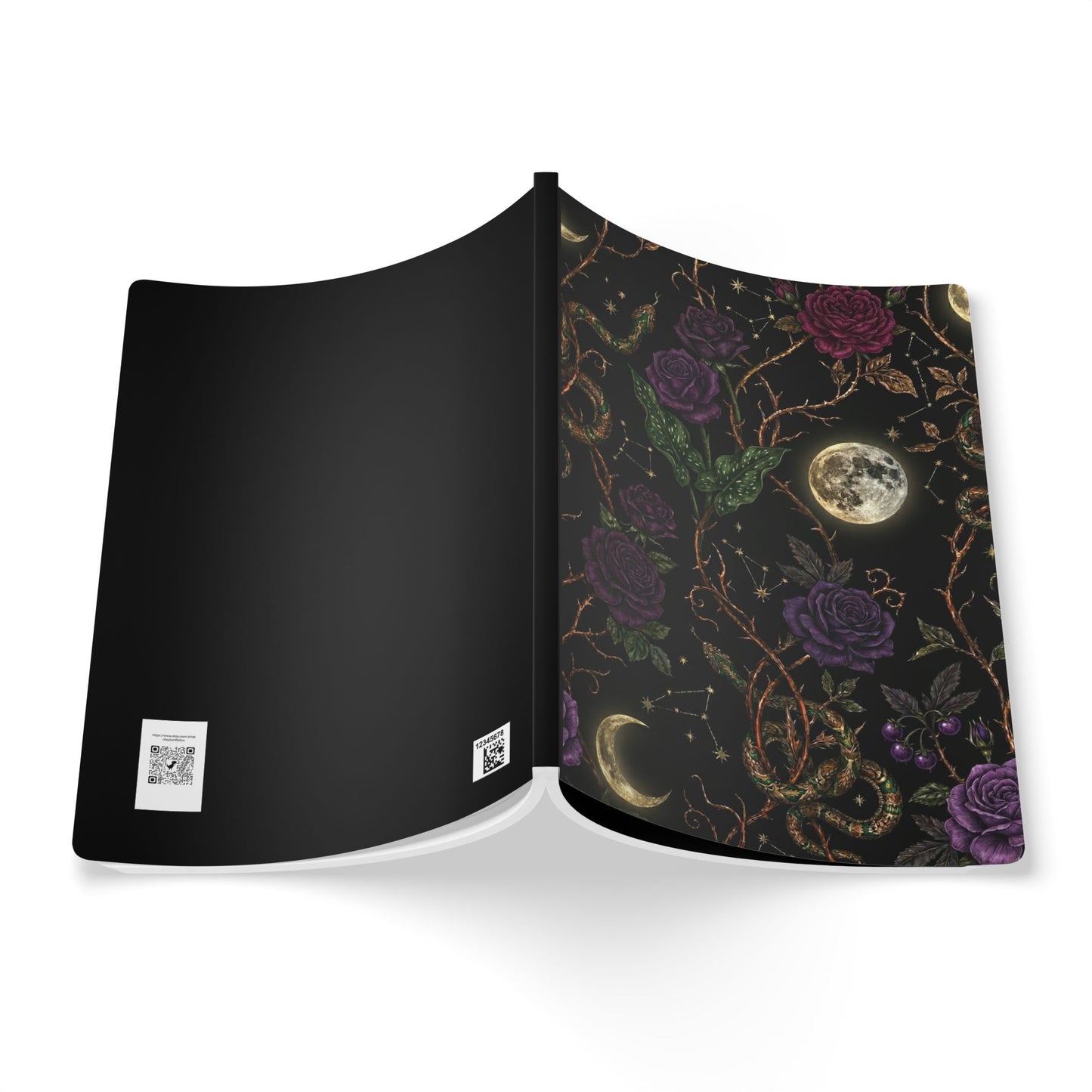 Velvet Nightshade Softcover Notebook