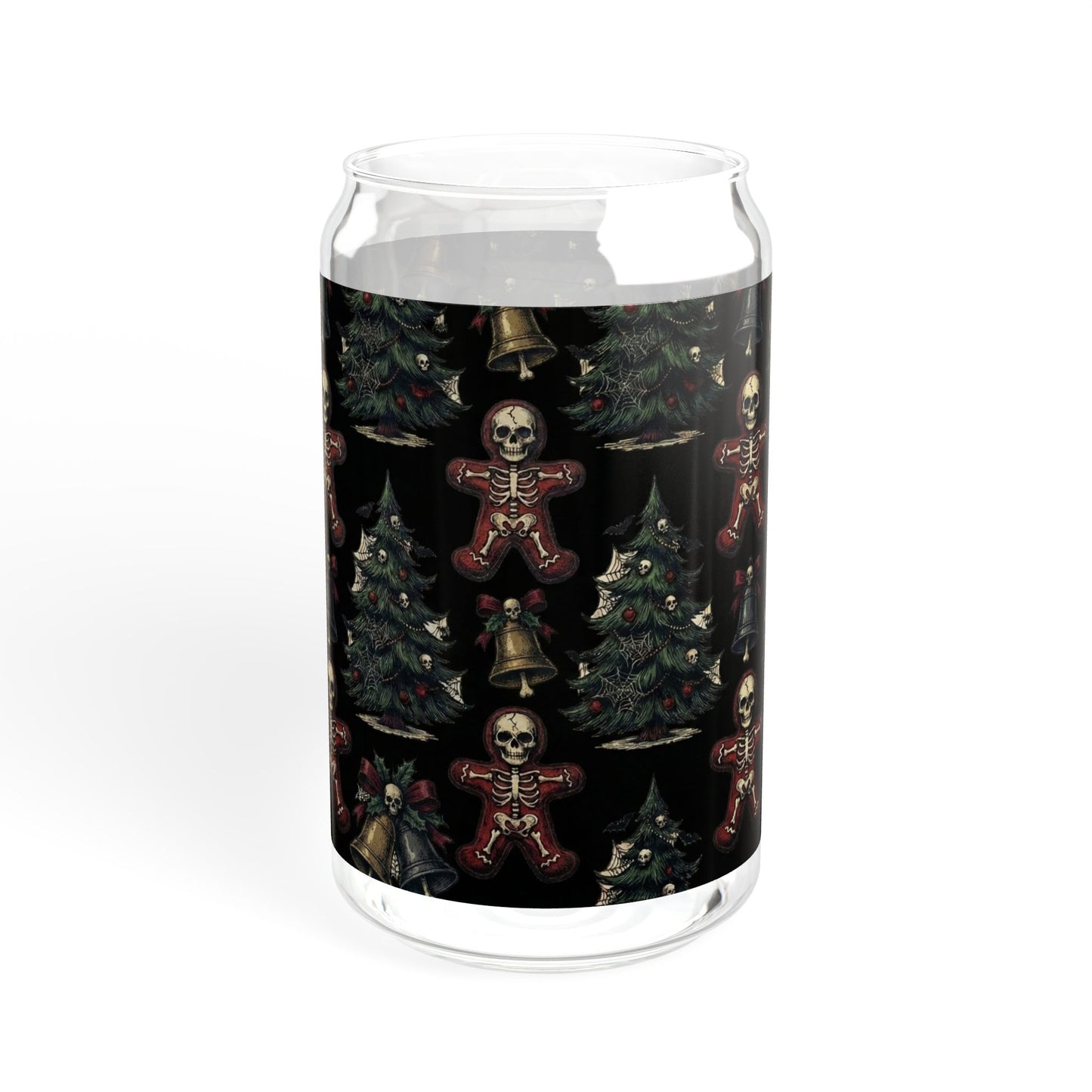 Skeleton Baker's Yule 16oz Christmas Sipper Glass