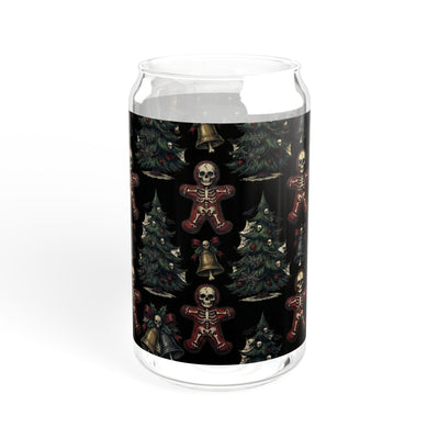 Skeleton Baker's Yule 16oz Christmas Sipper Glass
