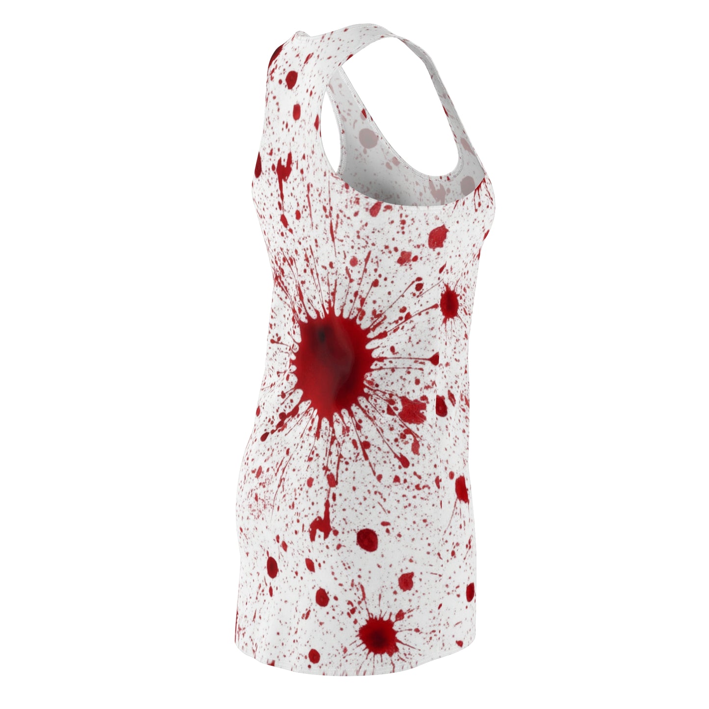 Blood Splatter Print Racerback Dress