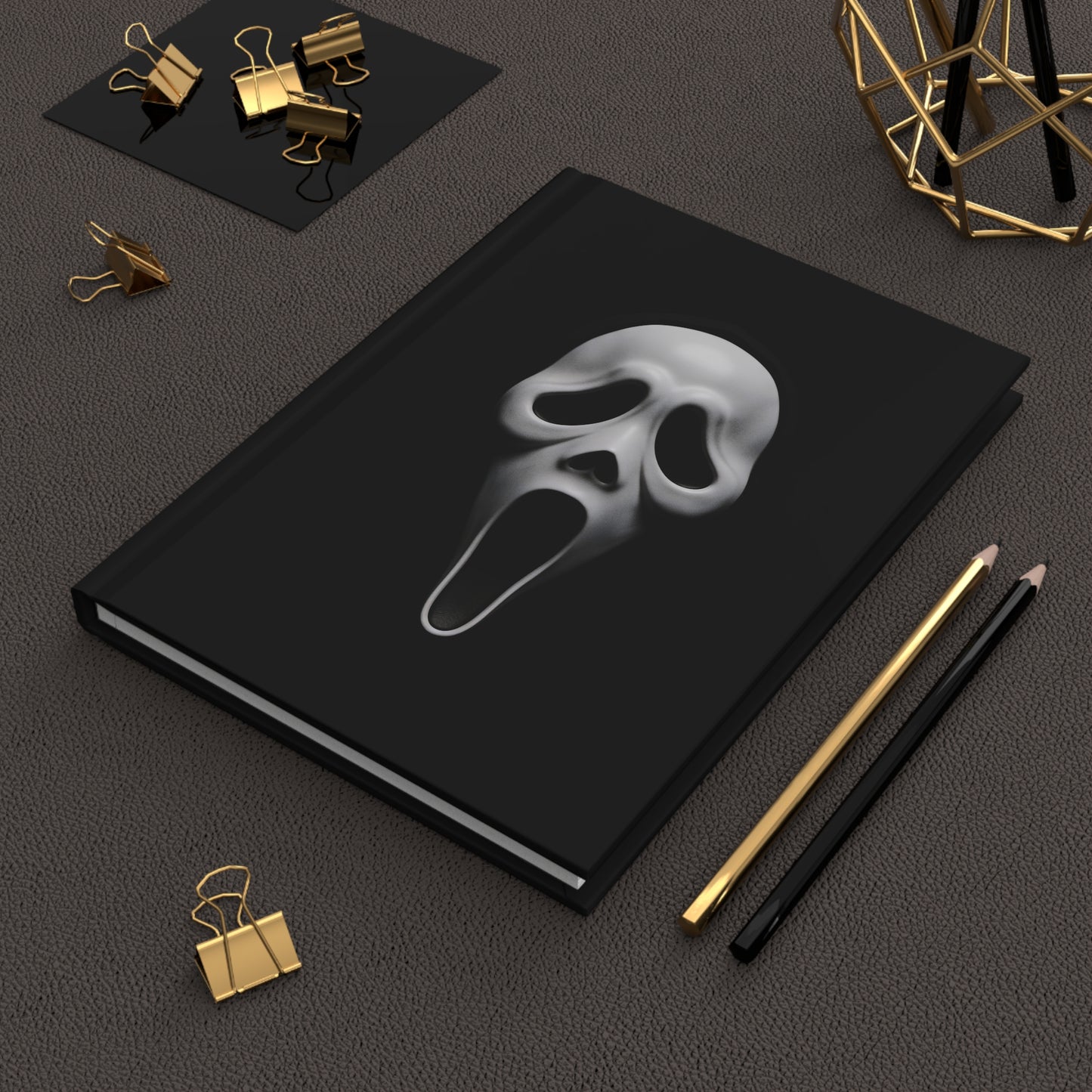 Scream Mask Hardcover Journal