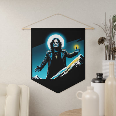 Ozzy Rock Star Wall Pennant | Music Decor | Vintage Style Banner