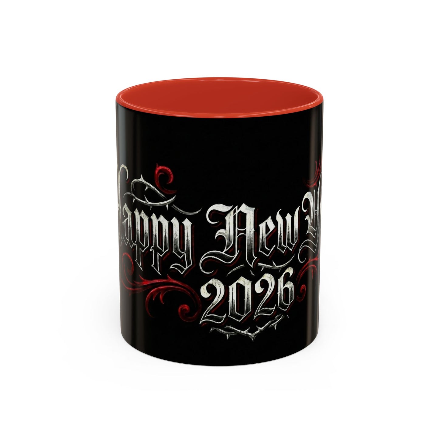 Happy New Year 2026 Accent Coffee Mug