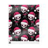 Pink & Black Gothic Sugar Skull Wrapping Paper Roll