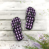 Gothic Skull Flip Flops (Purple)