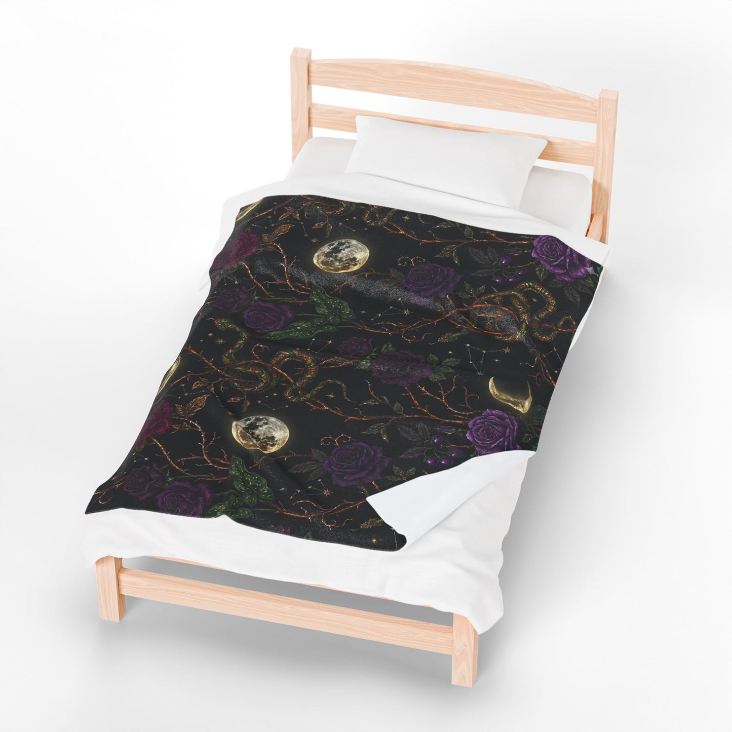 Velvet Nightshade Velveteen Plush Blanket