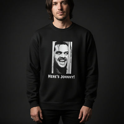 'Here's Johnny!' Vintage Jack Face Design Sweatshirt