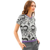 Holiday Skull Cotton Crew Neck T-shirt