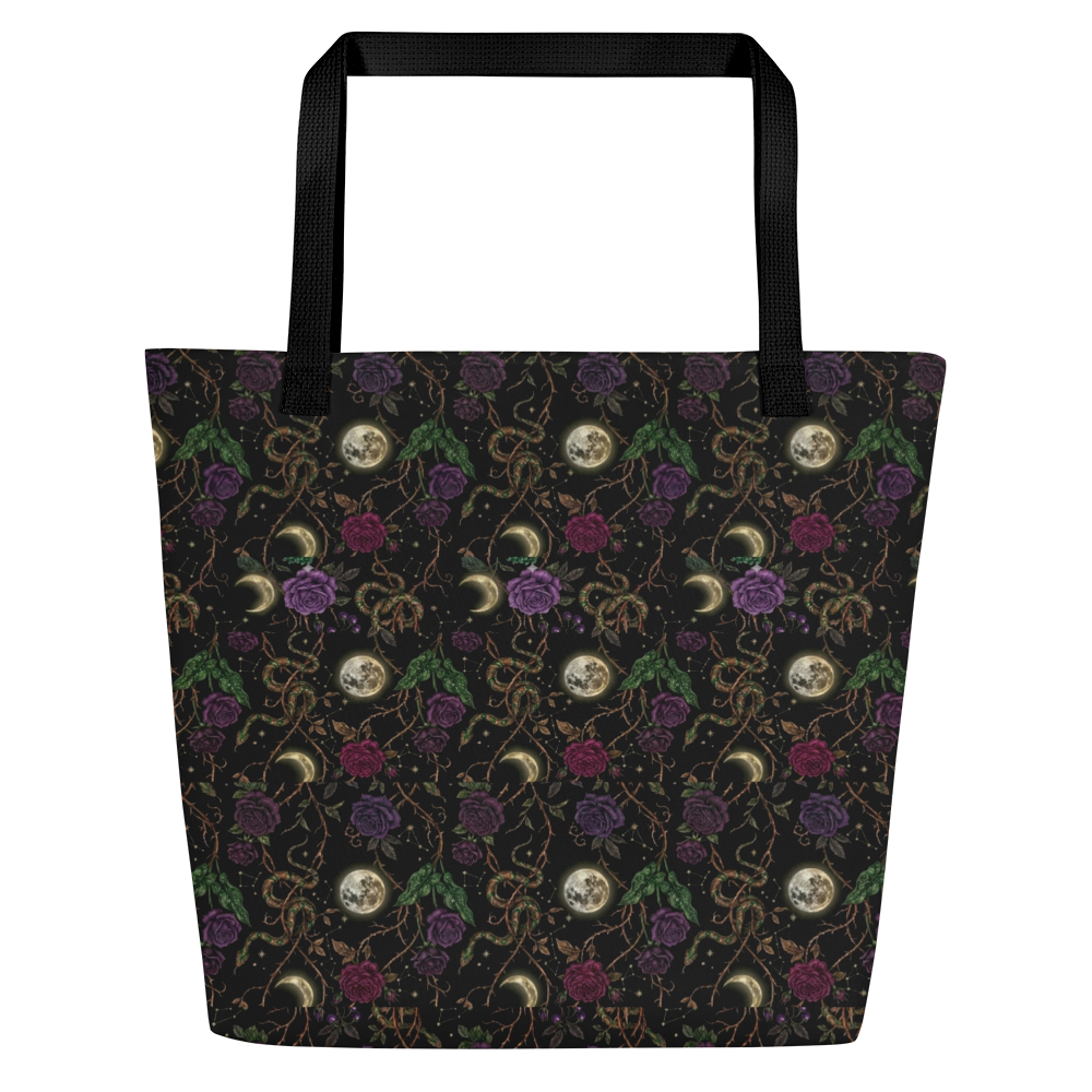 Velvet Nightshade Large Tote Bag