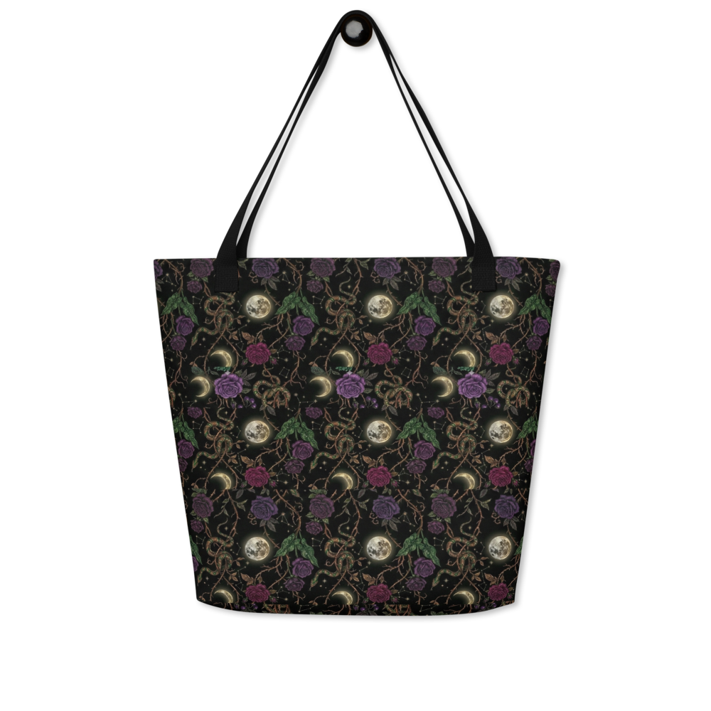 Velvet Nightshade Large Tote Bag