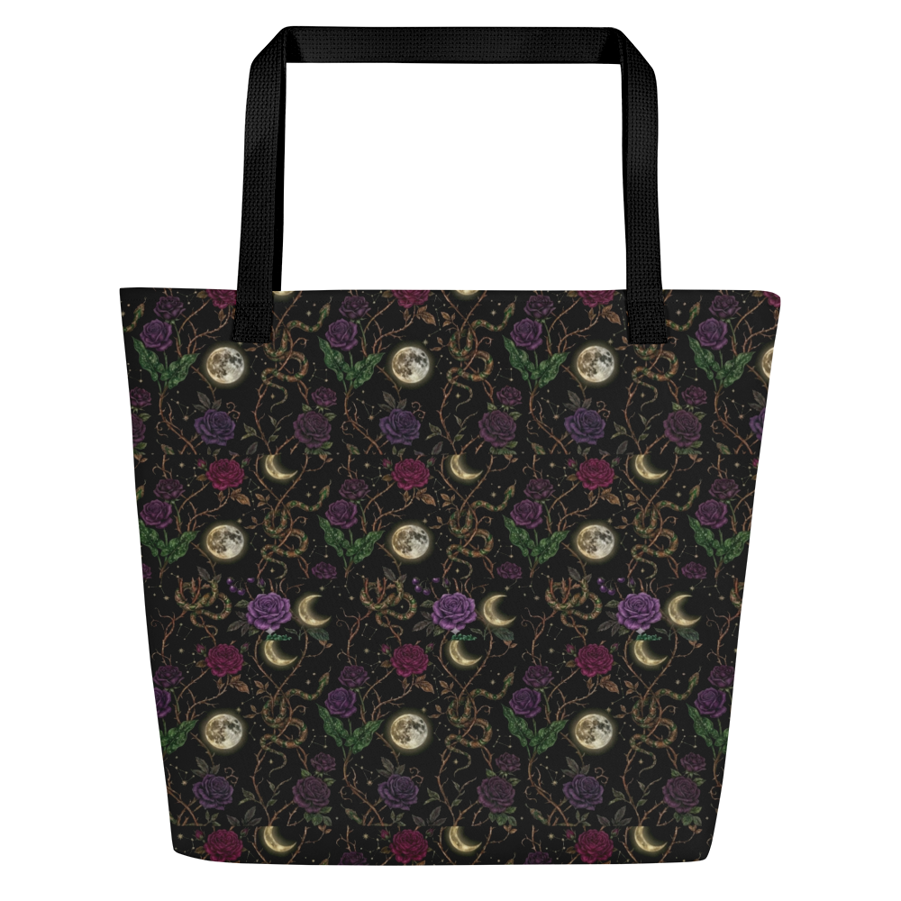 Velvet Nightshade Large Tote Bag