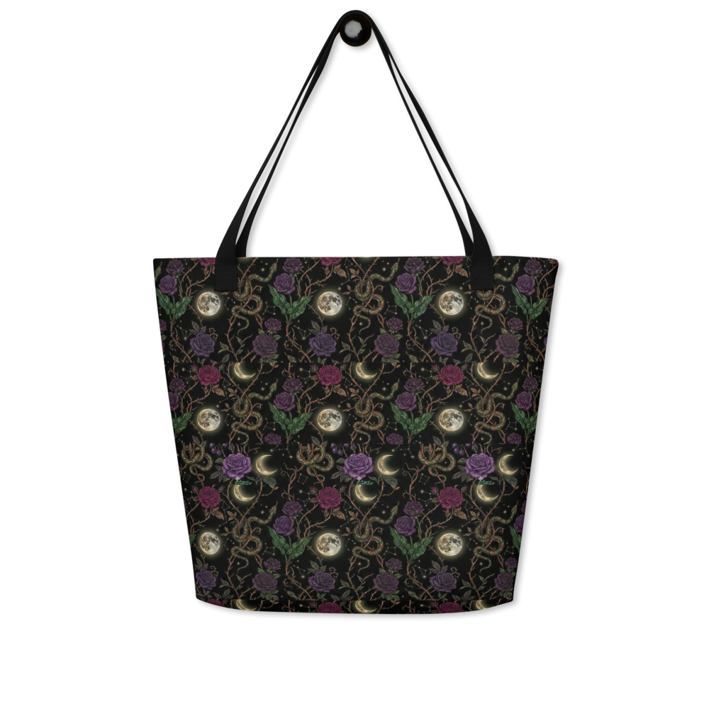 Velvet Nightshade Large Tote Bag