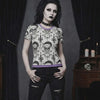 Holiday Skull Cotton Crew Neck T-shirt